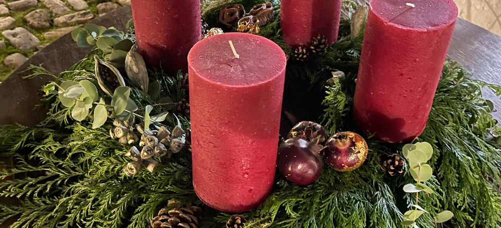 Wir fangen schon mal an - außergewöhnlichen Adventskränze in der Flensburger Altstadt