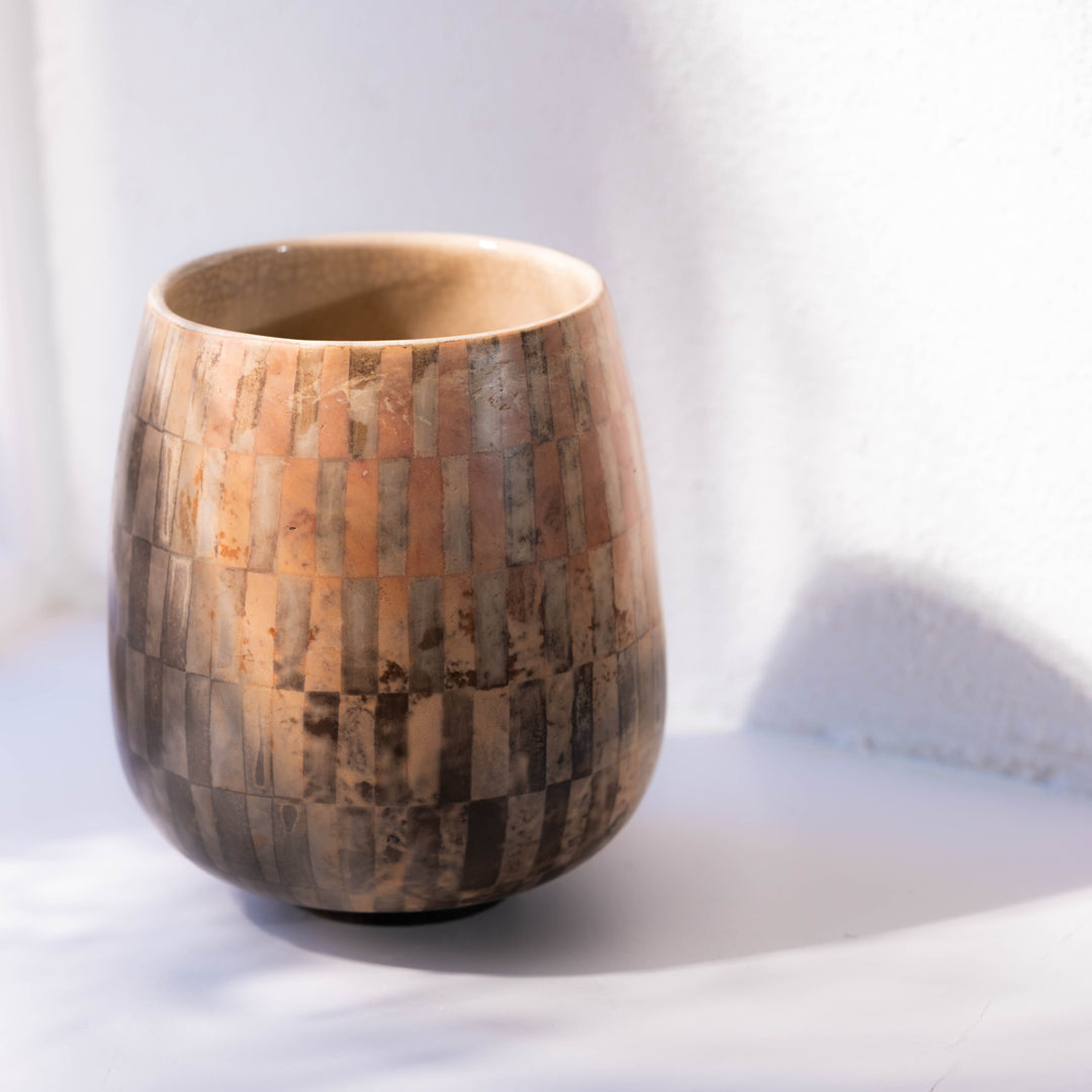 Asta Volkensfeld, Vase, Rauchbrand Ansicht links| haptik.de