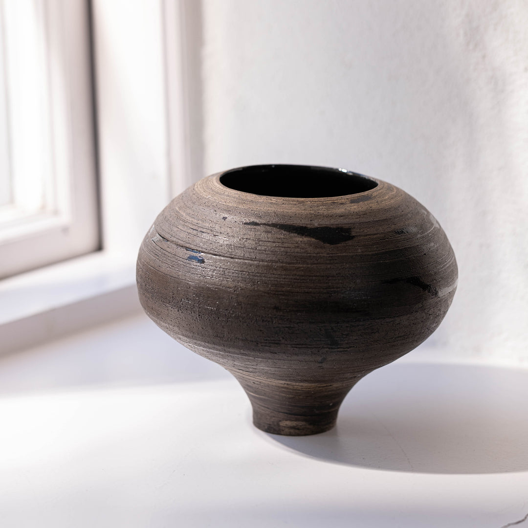 Carolin Ludwigs, Keramik Vase, braun, Ansicht | haptik.de