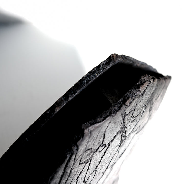 Gundula Sommerer, Flügelvase, Raku | schwarz (GS178)