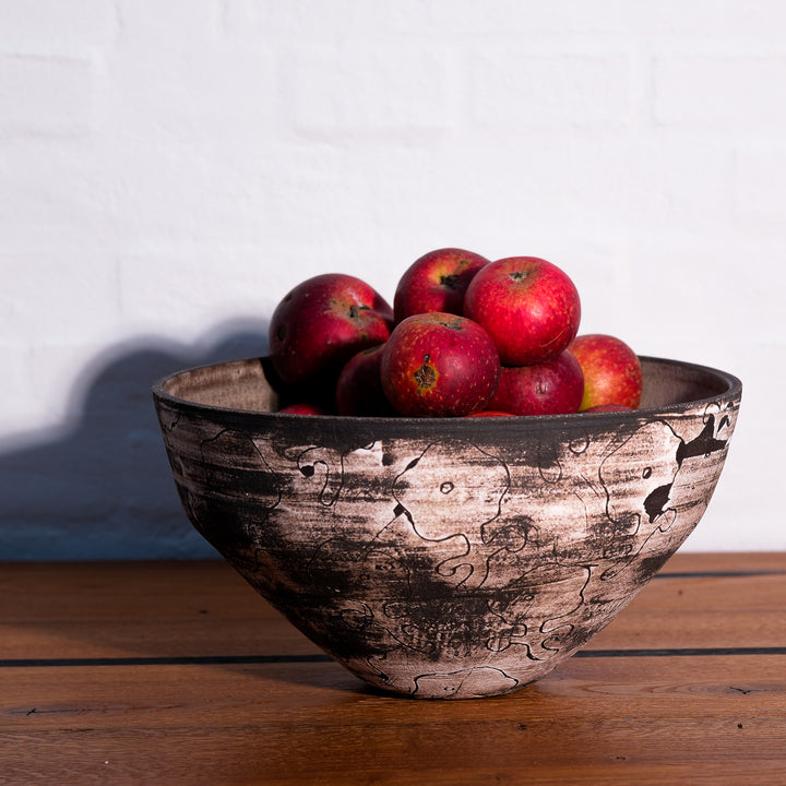 Lotte Buur, Schale, Steinzeug | schwarz (LB06)