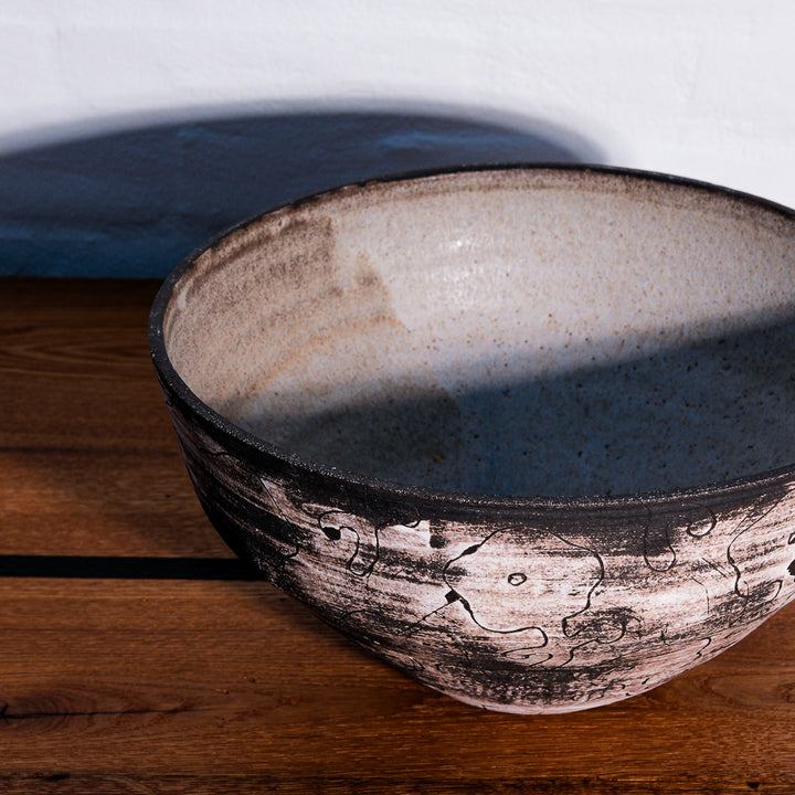 Lotte Buur, Schale, Steinzeug | schwarz (LB06)