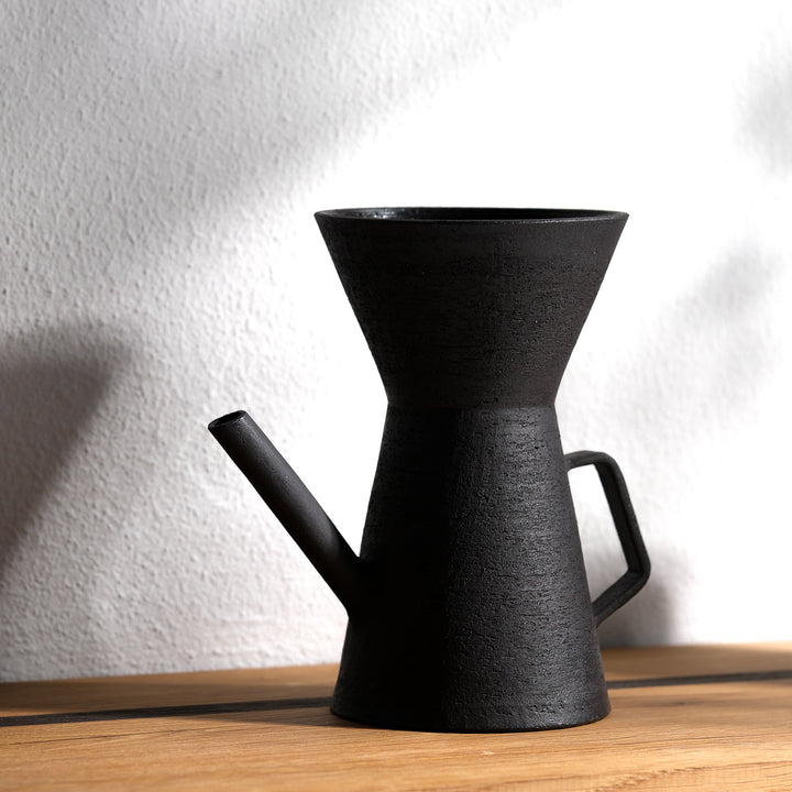 Saeam Kwon, Keramik, Kaffeekanne inkl. Filter, 200ml | matt schwarz (SK20)