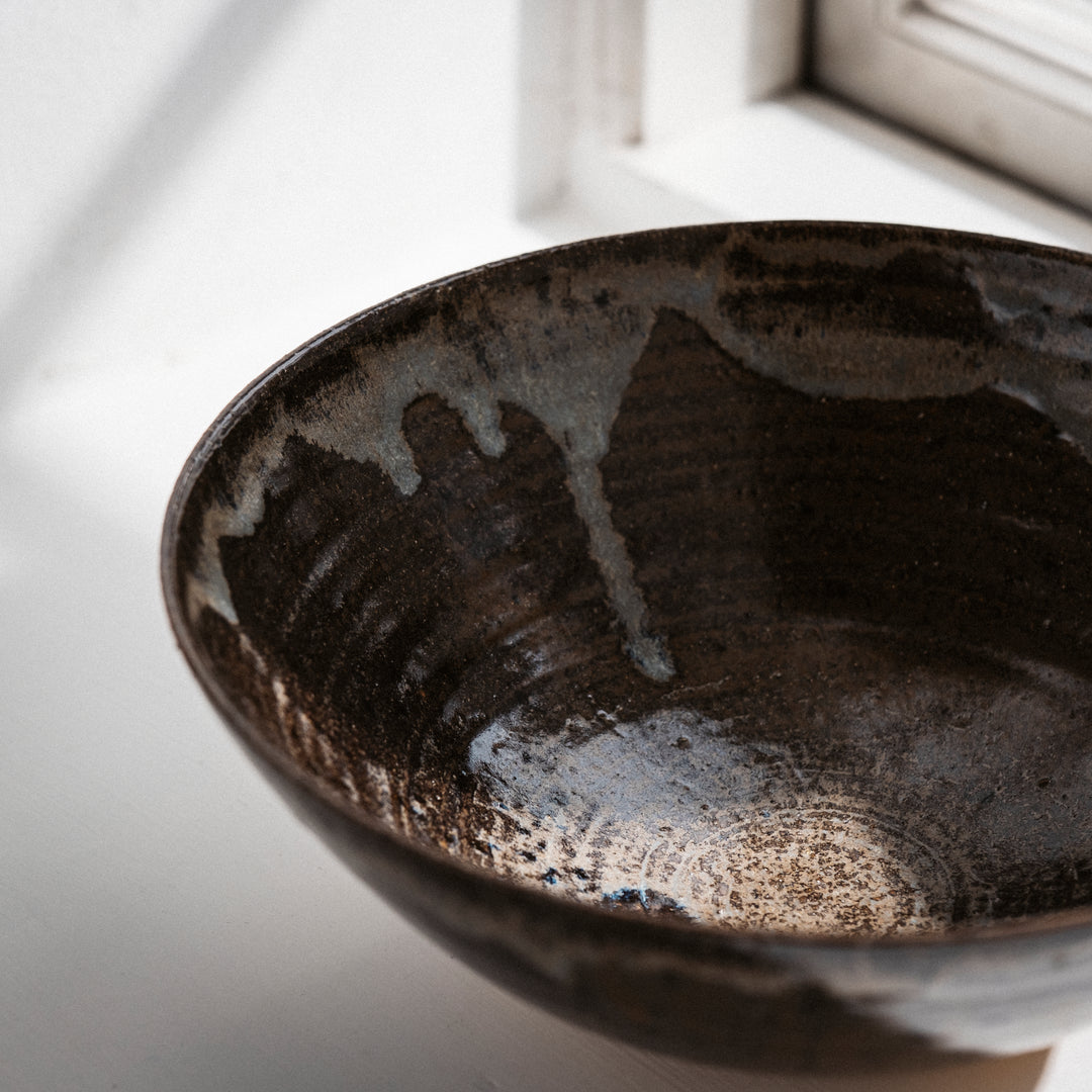Malin Eva Altena, Salatschale, groß, Keramik/ Steinzeug, glasiert, H12cm x Ø30cm
