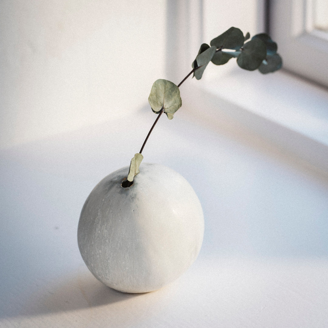 Bisui Ishikawa, Vase, jap. Keramik, oval, mint