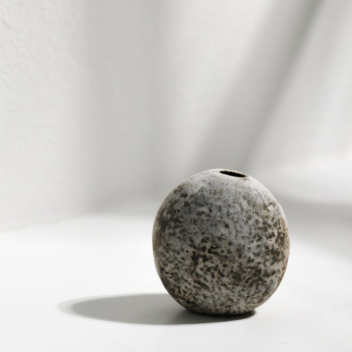 Tomoko Iwata,  Vase, Kieselform | japanische Keramik (TI33)