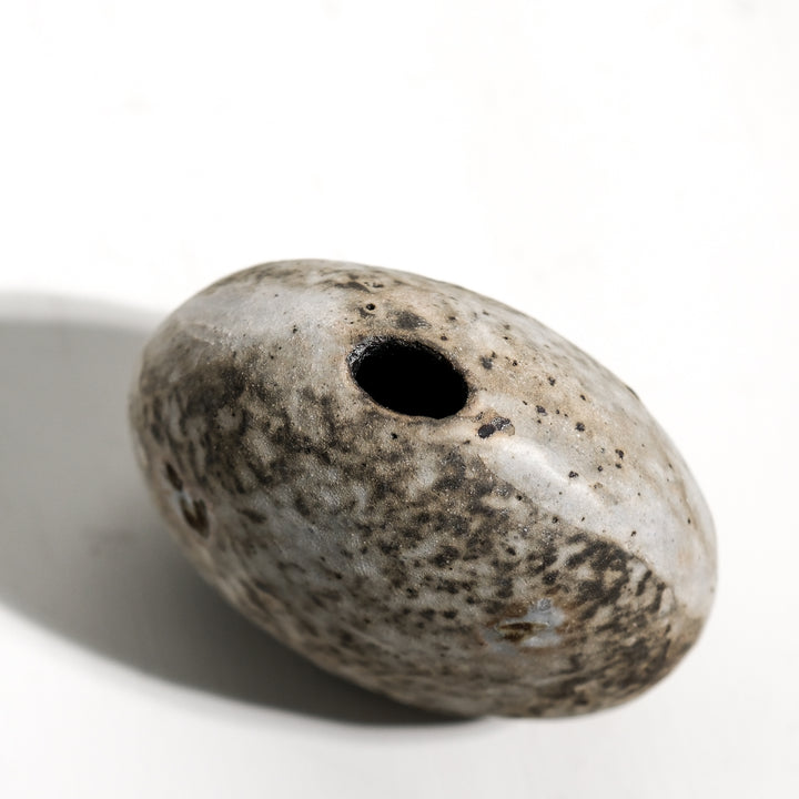 Tomoko Iwata,  Vase, Kieselform | japanische Keramik (TI32)