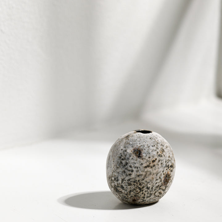 Tomoko Iwata,  Vase, Kieselform | japanische Keramik (TI31)