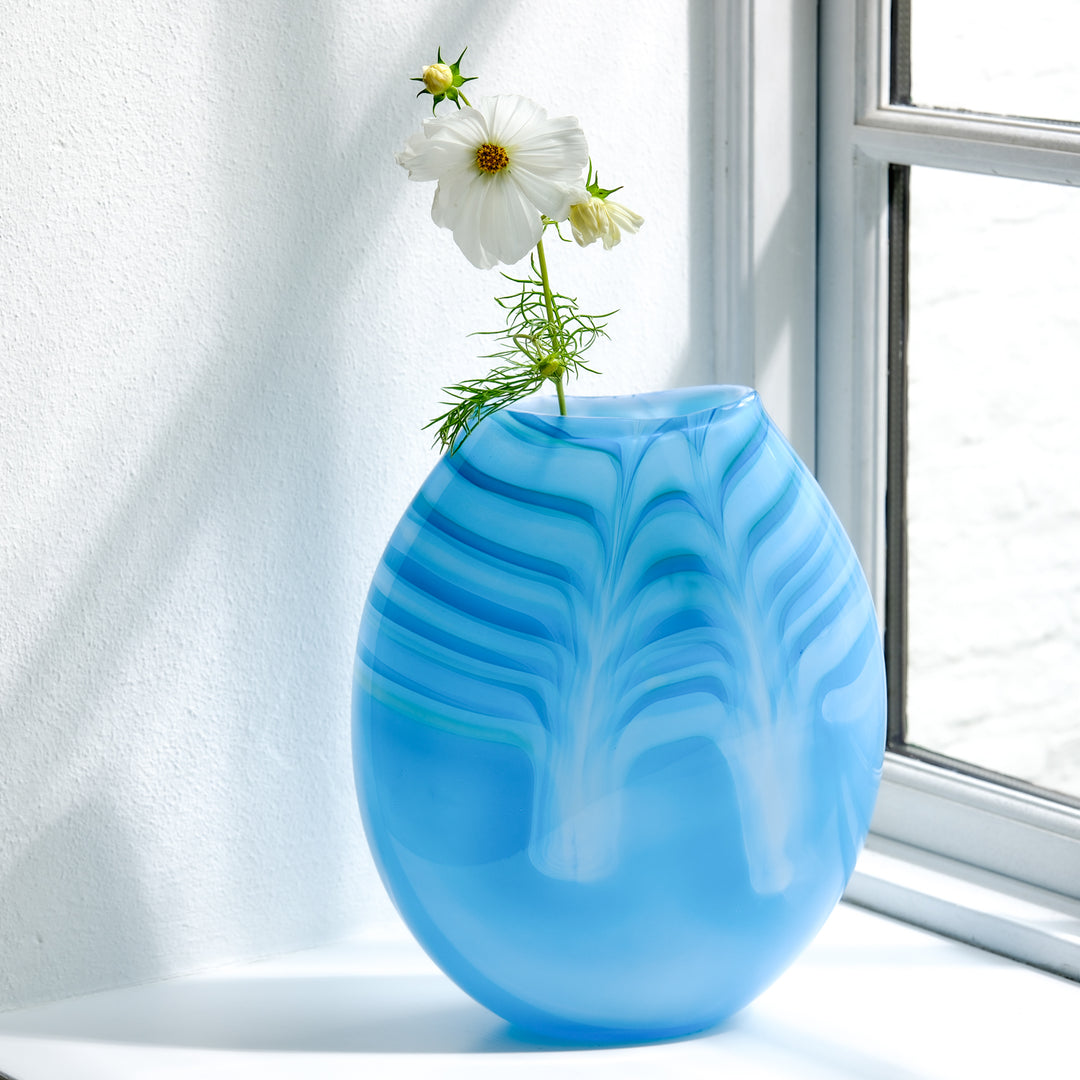 Barbara Ebner von Eschenbach, Glas-Vase Ellipse Blume | haptik.de