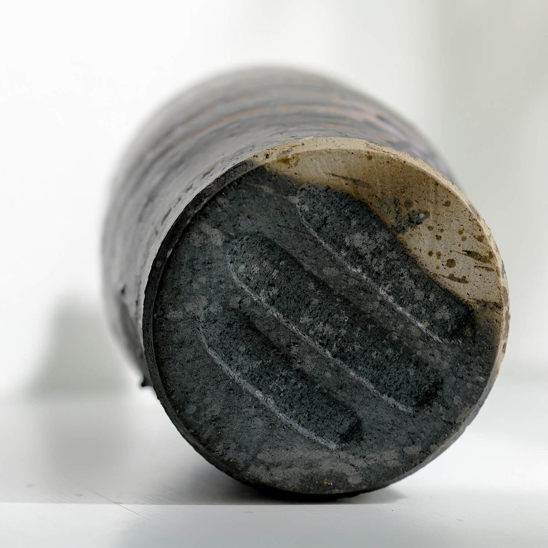 Douglas Black, Vase, japanische Keramik aus Mashiko | schwarz (DB01)