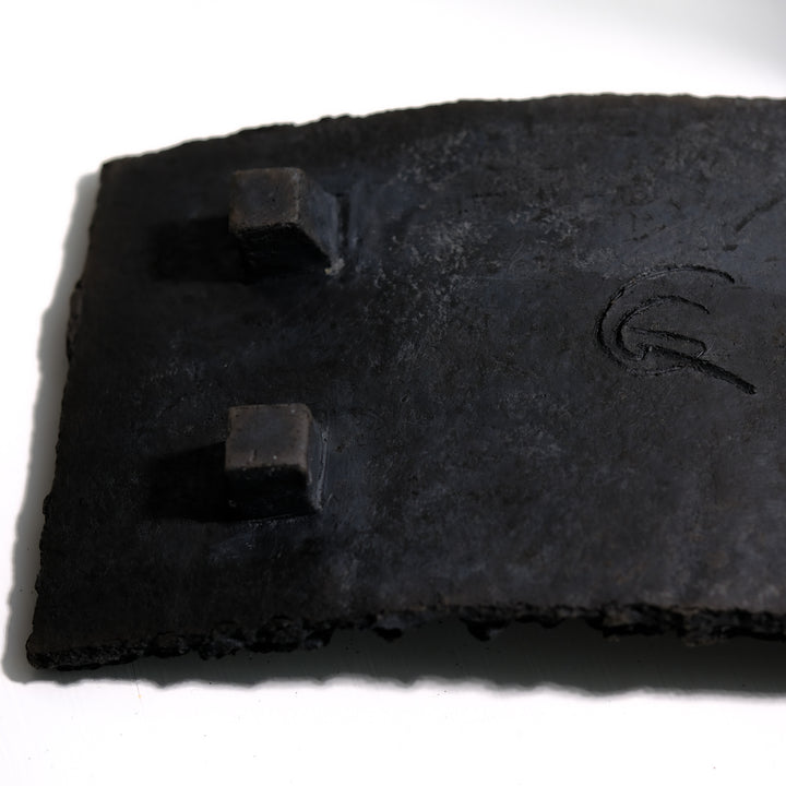 Gundula Sommerer, Raku Schale, rechteckig | schwarz (GS154)