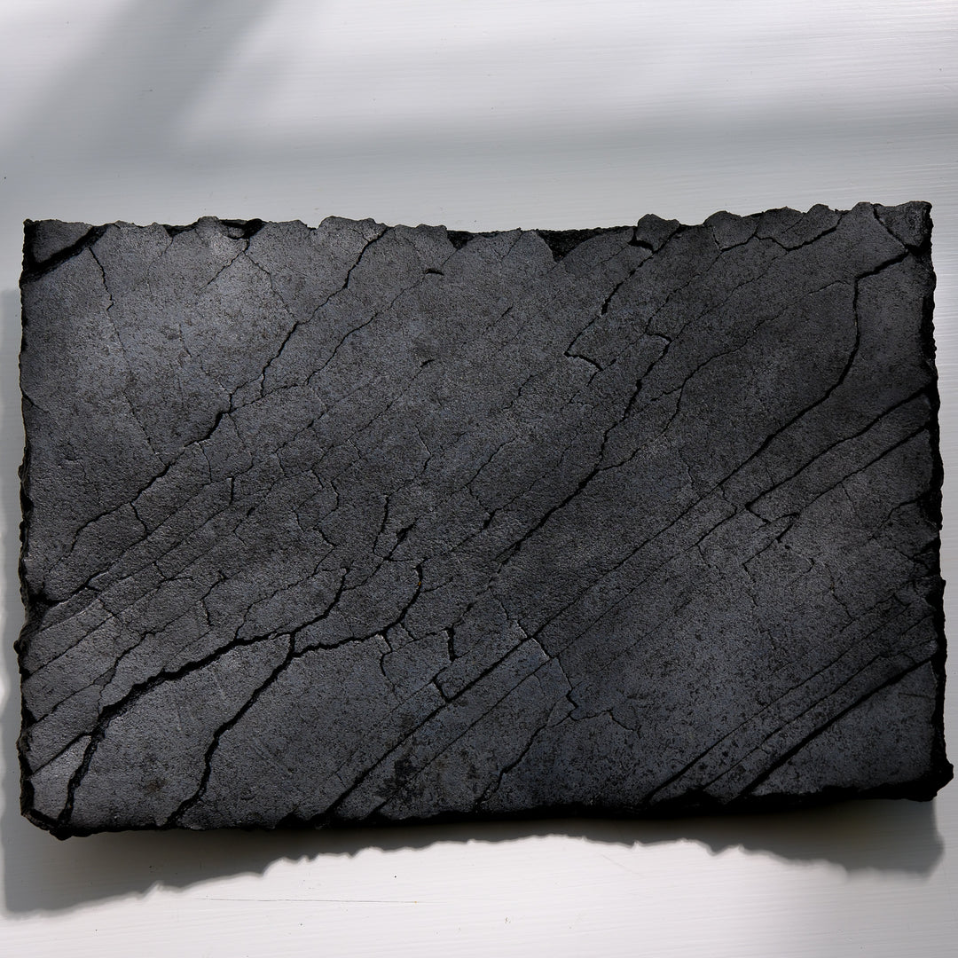 Gundula Sommerer, Raku Schale, rechteckig | schwarz  (GS122)