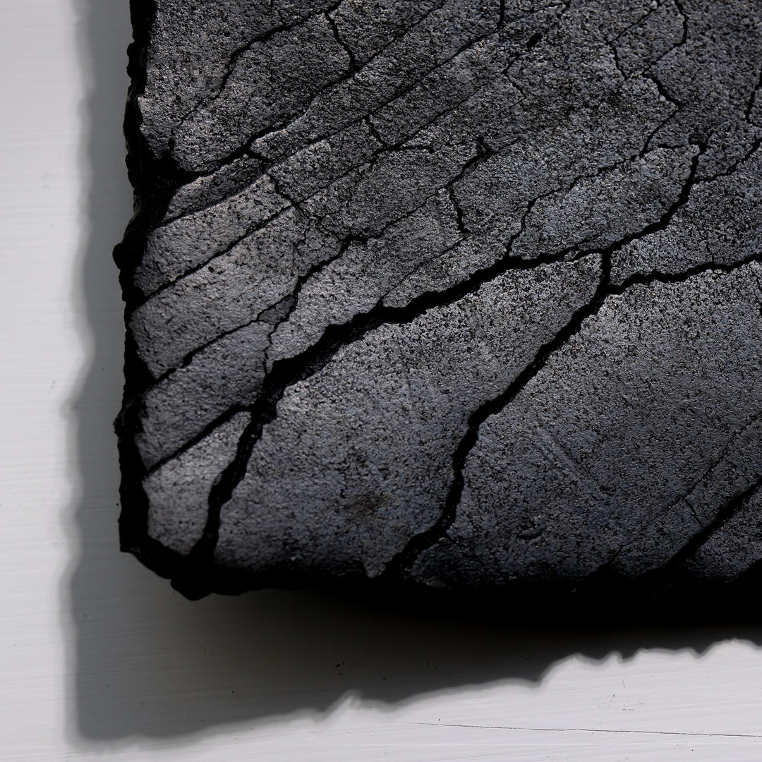 Gundula Sommerer, Raku Schale, rechteckig | schwarz  (GS122)