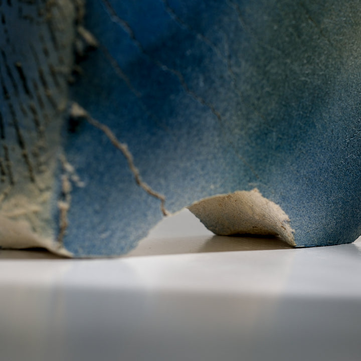 Gundula Sommerer, vase | stoneware, blue, (GS197)