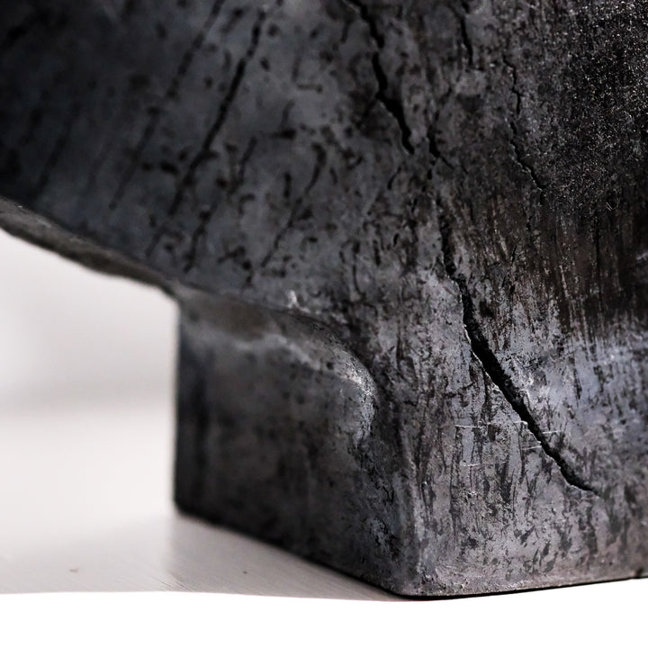 Gundula Sommerer, wing vase, Raku | black (GS199)