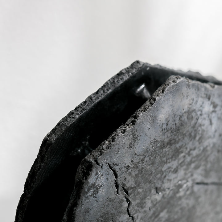 Gundula Sommerer, wing vase, Raku | black (GS200)