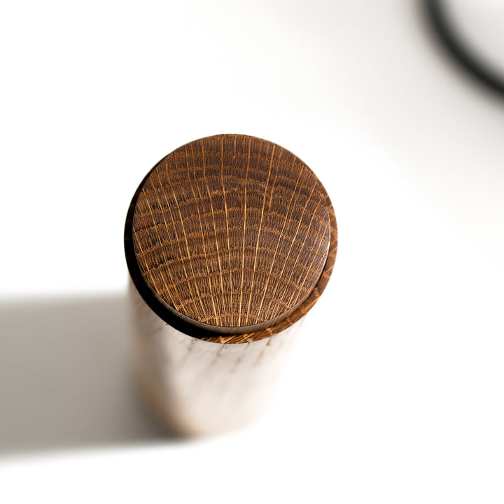 Horst Kontak, Holzdose, Eiche | handgedrechselt, (HK01)