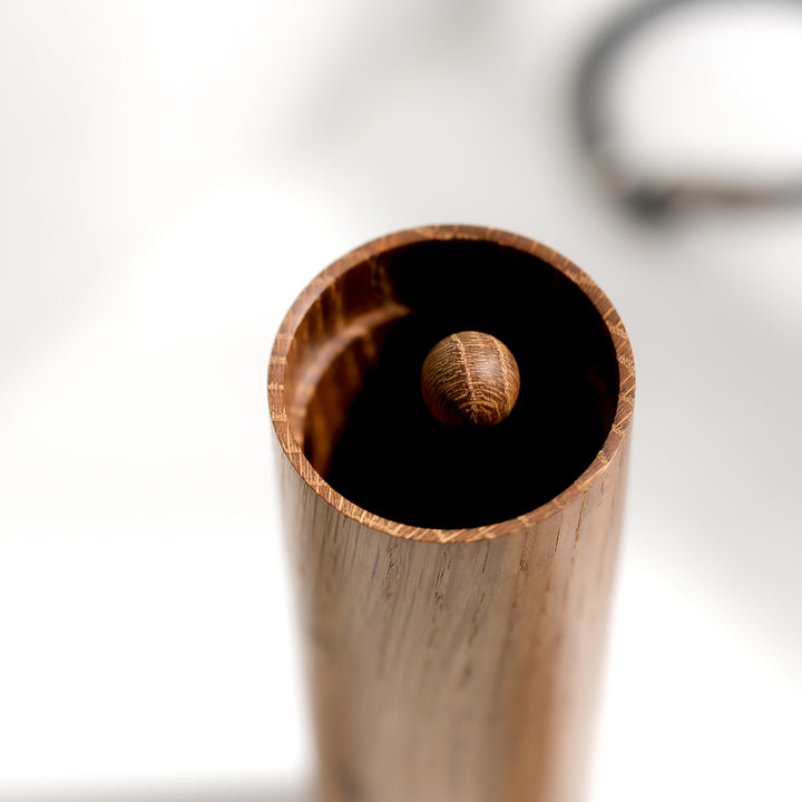 Horst Kontak, Holzdose, Eiche | handgedrechselt, (HK01)