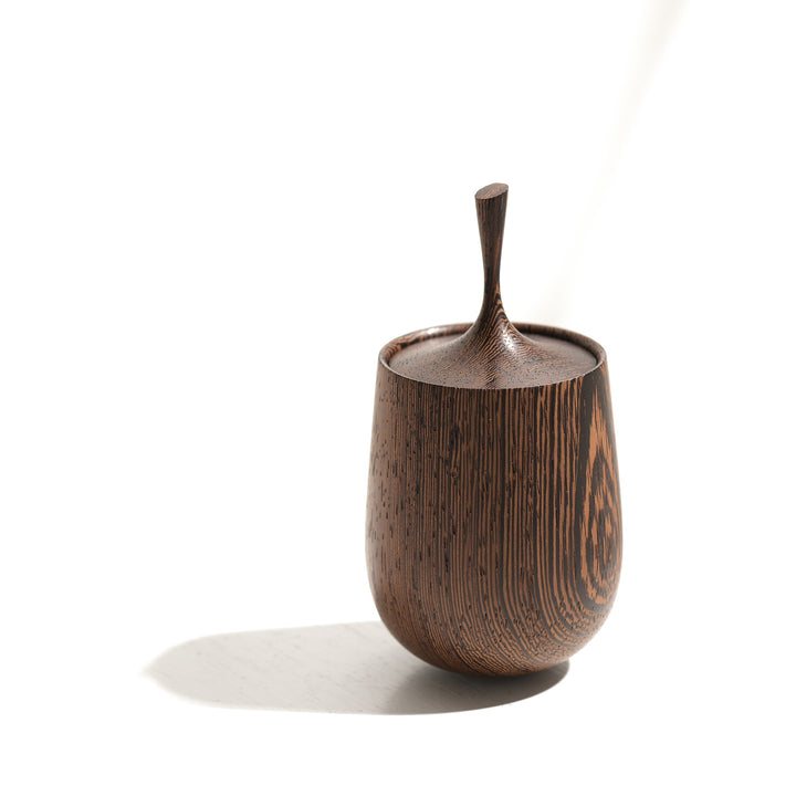 Horst Kontak, Holzdose, Wenge | handgedrechselt, (HK04)