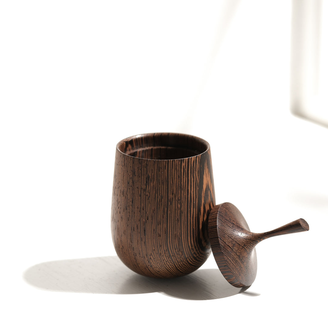 Horst Kontak, Holzdose, Wenge | handgedrechselt, (HK04)