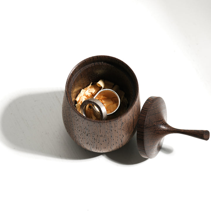 Horst Kontak, Holzdose, Wenge | handgedrechselt, (HK04)