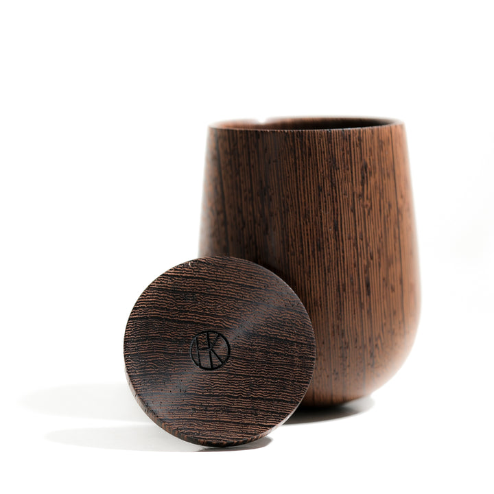 Horst Kontak, Holzdose, Wenge | handgedrechselt, (HK04)