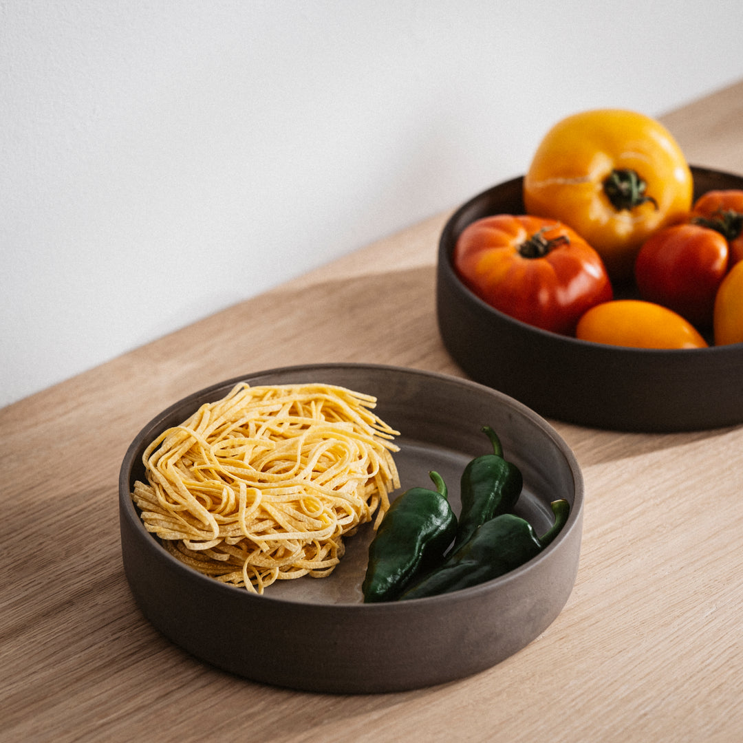 Pasta-Set, Keramik, 4 Teile