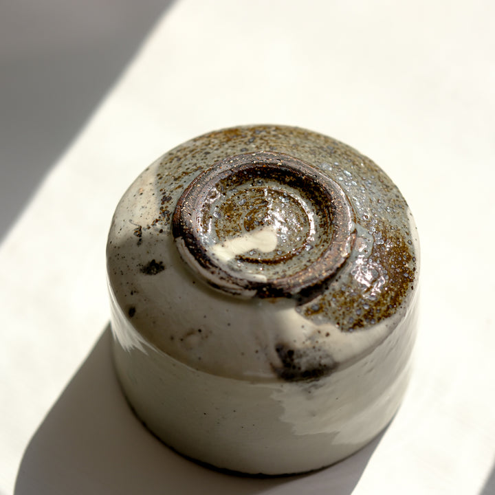 Marco Minetti, Matcha bowl, straight shape, white | feldspar glaze (MM07)