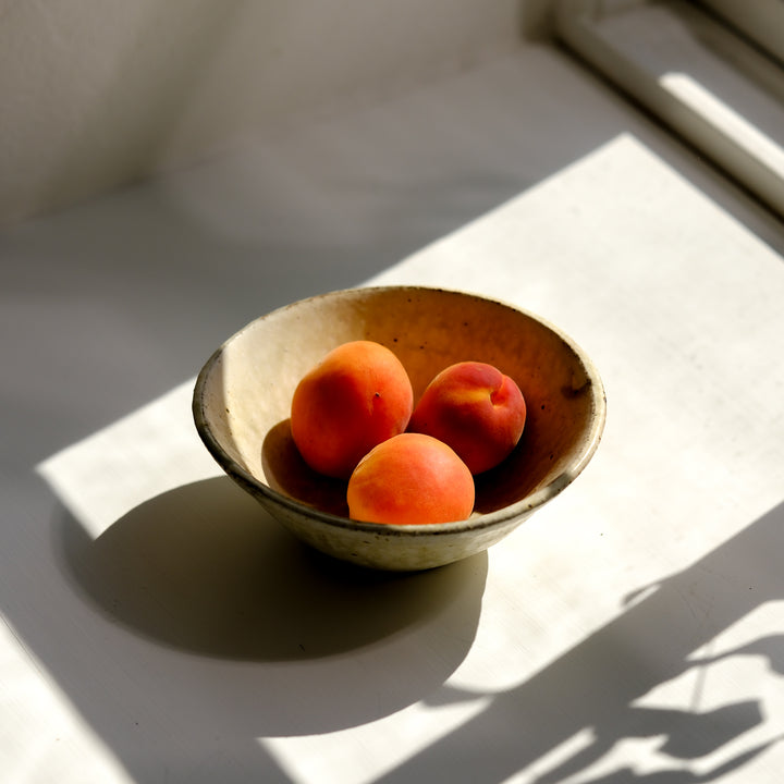 Marco Minetti, Korean sabal (bowl), small, greenish | ash glaze (MM09)