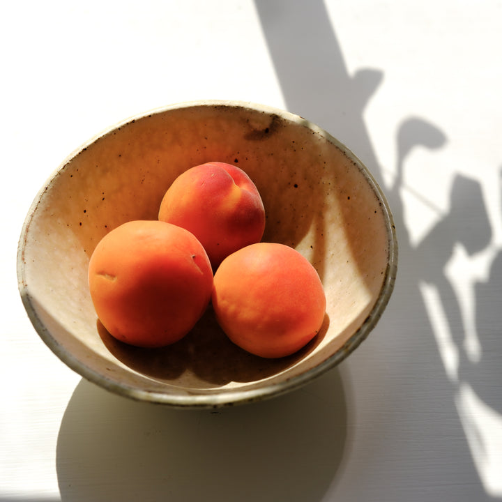 Marco Minetti, Korean sabal (bowl), small, greenish | ash glaze (MM09)