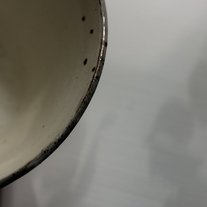 Marco Minetti, Korean Sabal, serving bowl, white | feldspar glaze (MM10)