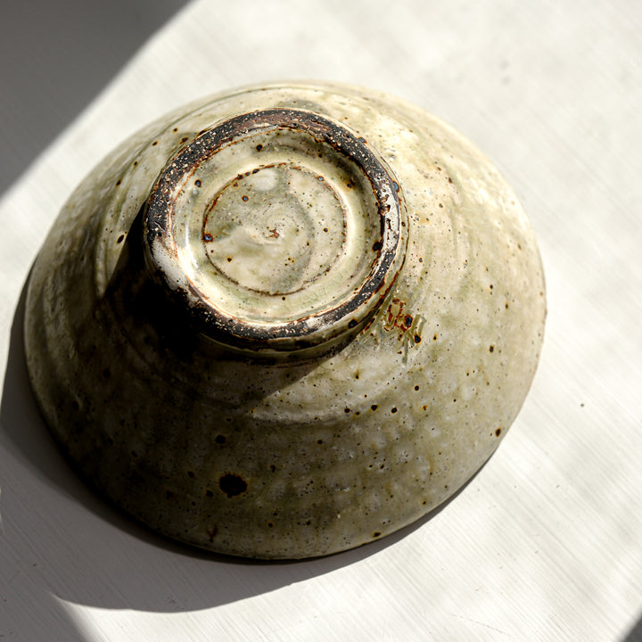 Marco Minetti, Korean sabal (bowl), small | ash glaze (MM21)