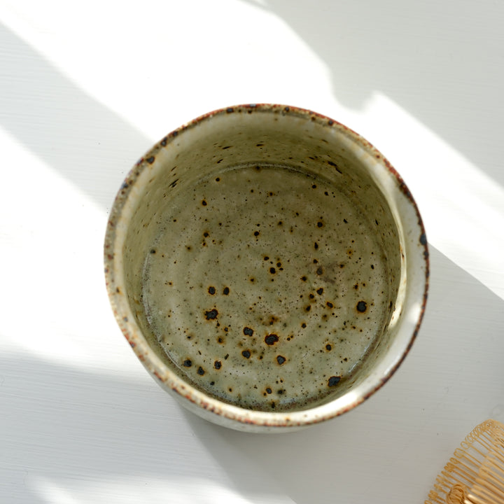 Marco Minetti, Matcha bowl, straight shape, matt green | feldspar glaze (MM30)