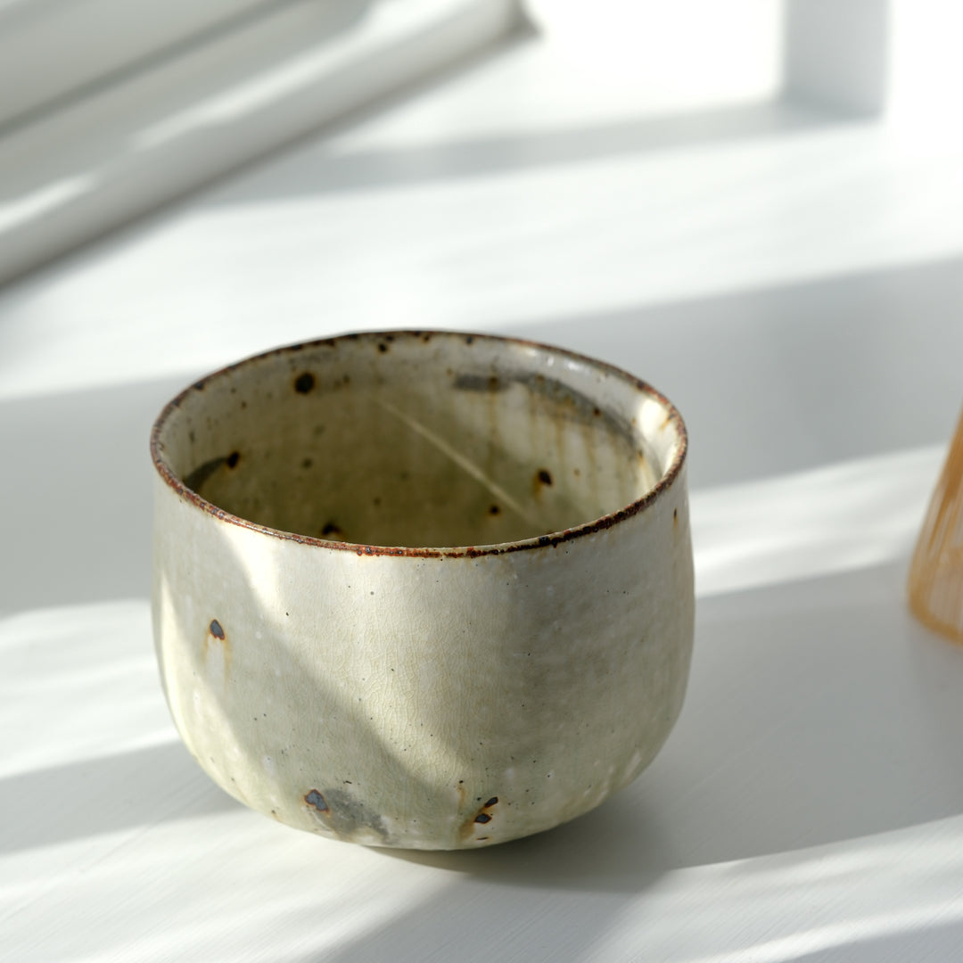 Marco Minetti, Matcha bowl, rounded shape, matt green | feldspar glaze (MM29)