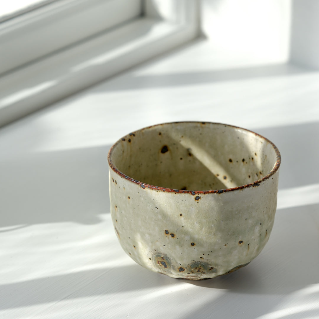 Marco Minetti, Matcha bowl, rounded shape, matt green | feldspar glaze (MM28)
