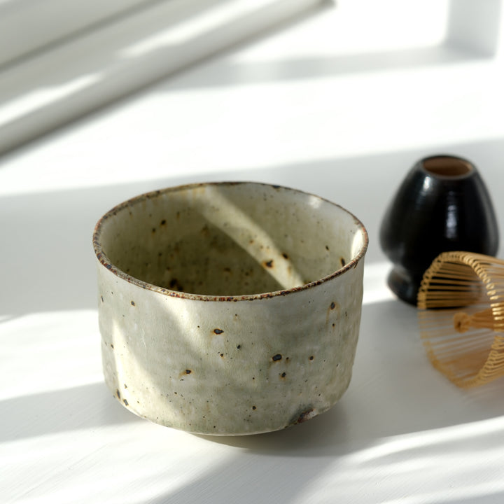 Marco Minetti, Matcha bowl, straight shape, matt green | feldspar glaze (MM30)