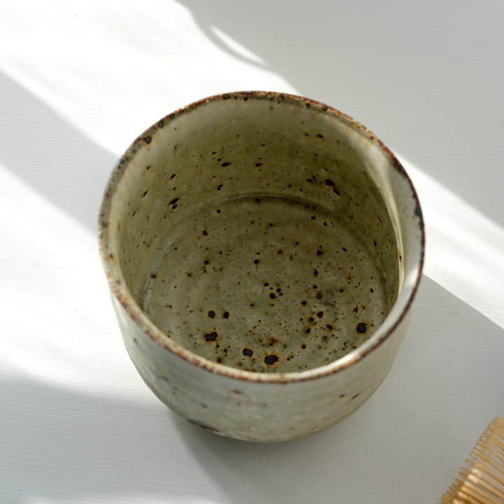 Marco Minetti, Matcha bowl, straight shape, matt green | feldspar glaze (MM30)