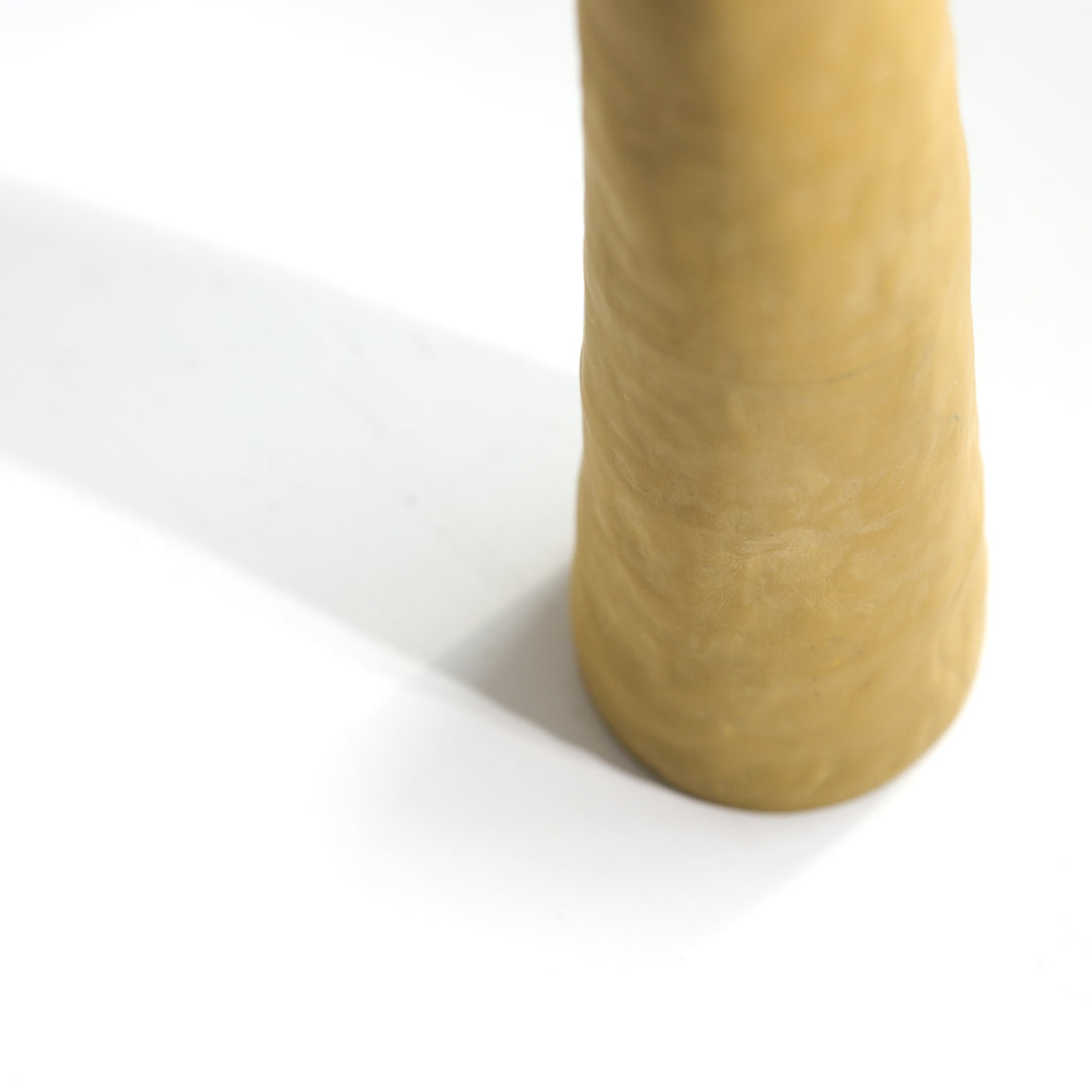 Silke Wellmeier, Vase Porzellan | 31cm, ockergelb (SW40)