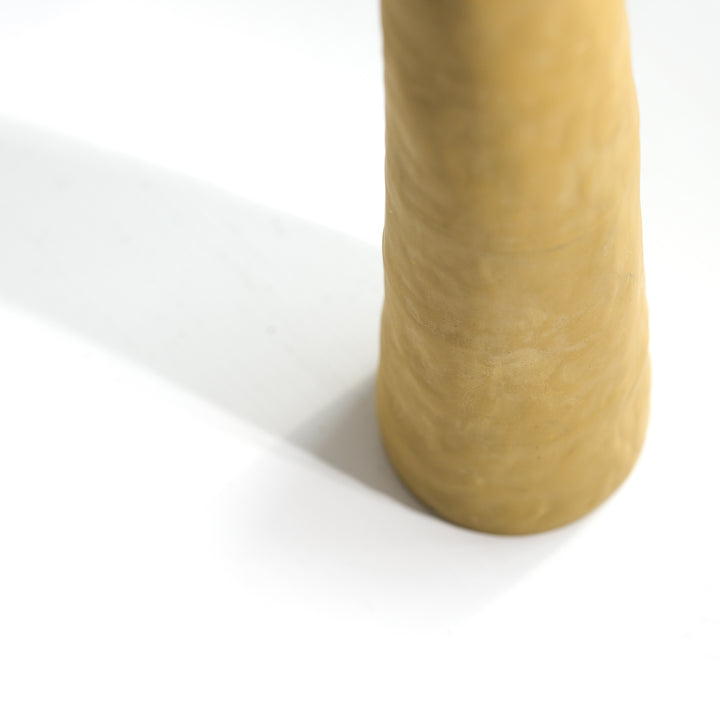 Silke Wellmeier, Vase Porzellan | 31cm, ockergelb (SW40)