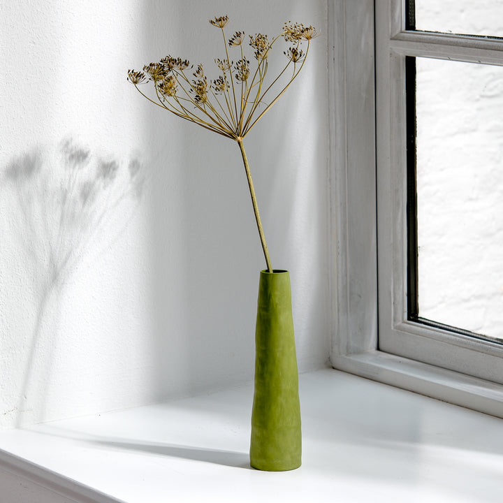 Silke Wellmeier, Vase Porzellan | 20cm, grün (SW35)