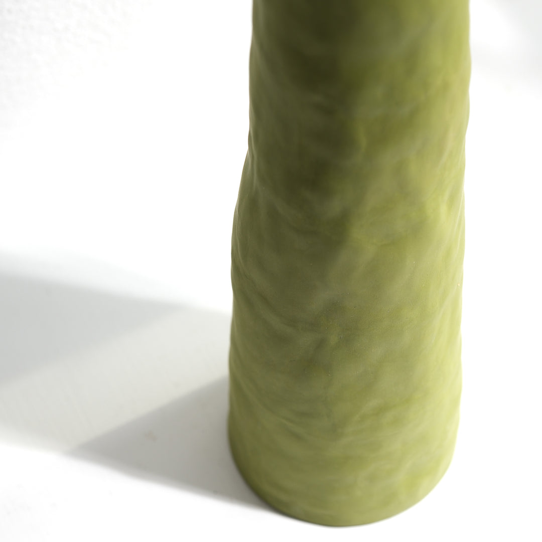 Silke Wellmeier, Vase Porzellan | 31cm, grün (SW39)