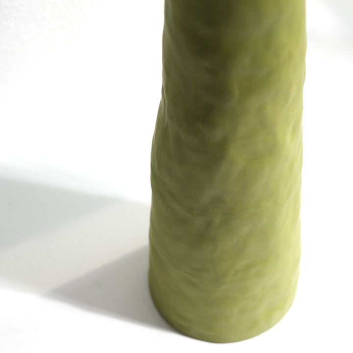 Silke Wellmeier, Vase Porzellan | 31cm, grün (SW39)