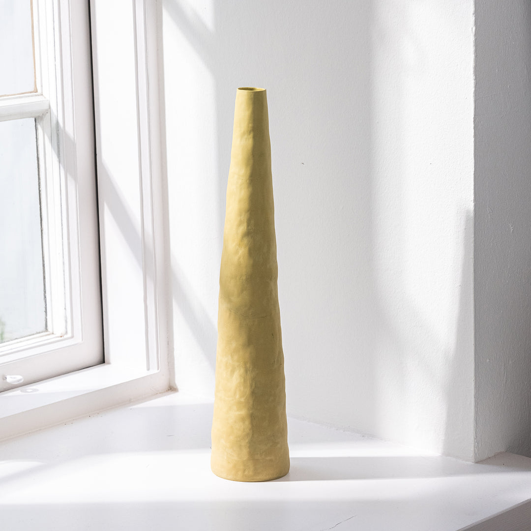 Silke Wellmeier Porzellan Vase Sand 