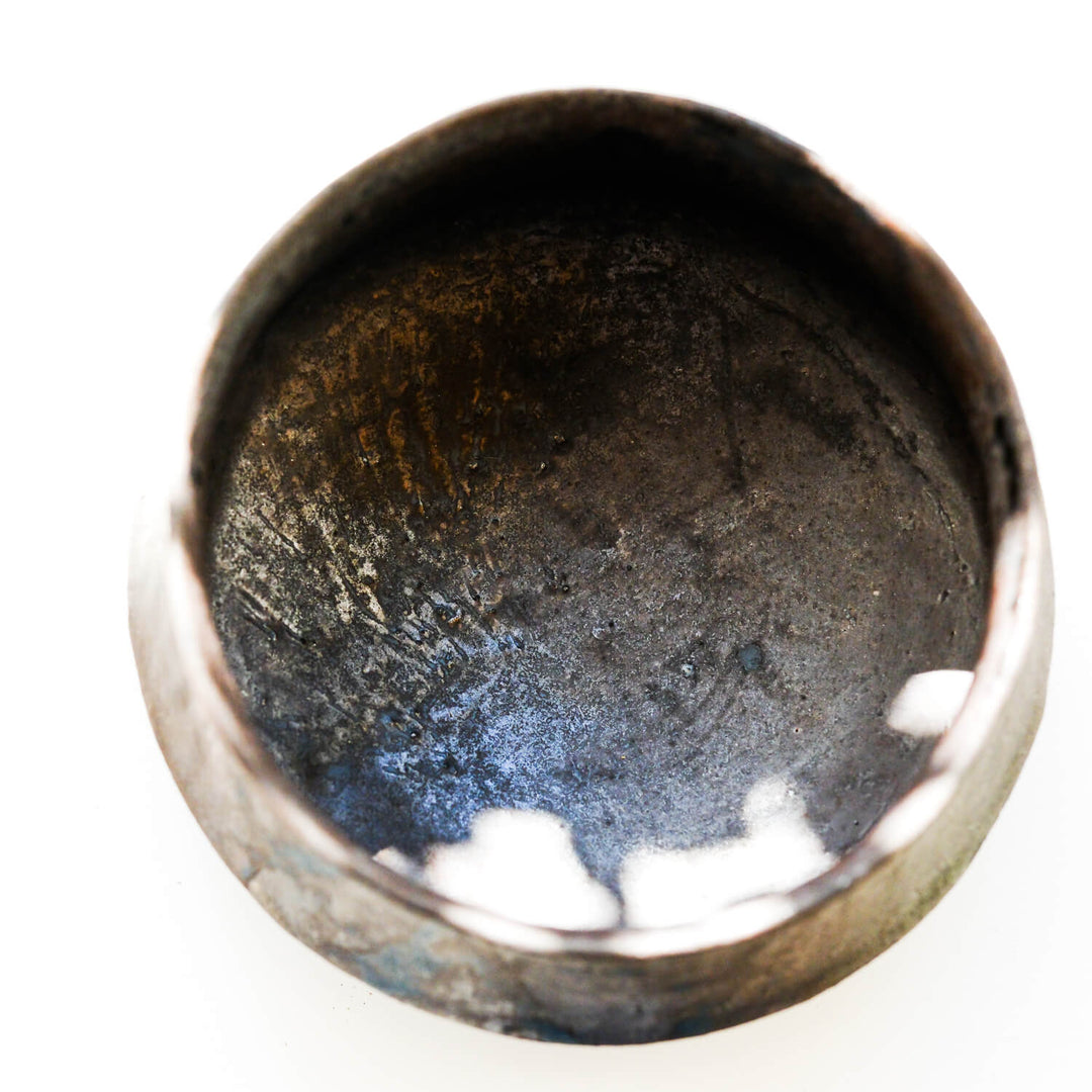 Tomoko Iwata, Schale, schwarz | japanische Keramik (TI42)