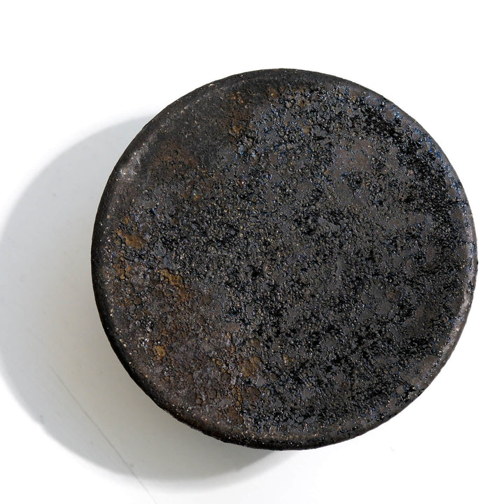 Kikuchi Toru, plate | Japanese ceramics, black (KT17)