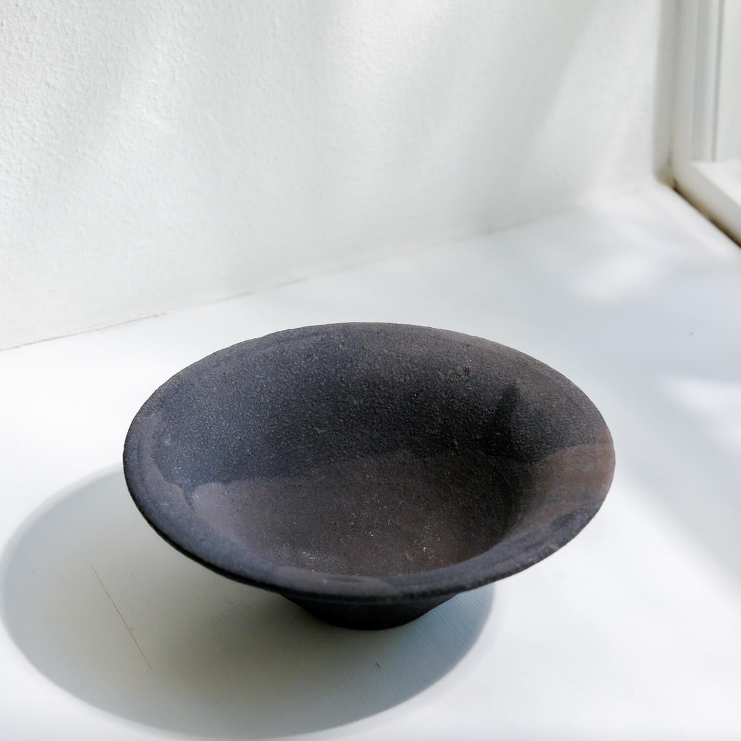 Toru Kikuchi, Schale, flach | japanische Keramik (KT19)