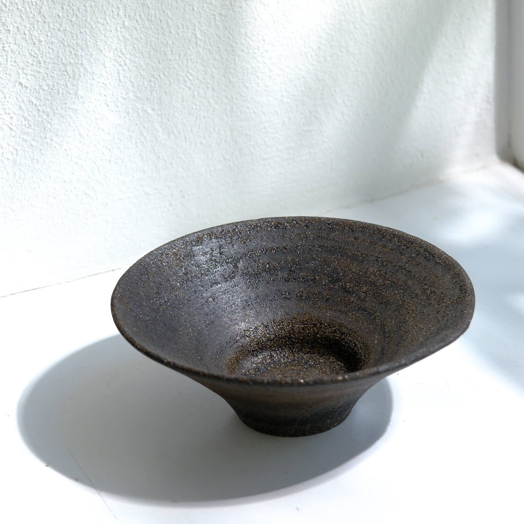 Toru Kikuchi, Schale, flach | japanische Keramik (KT27)
