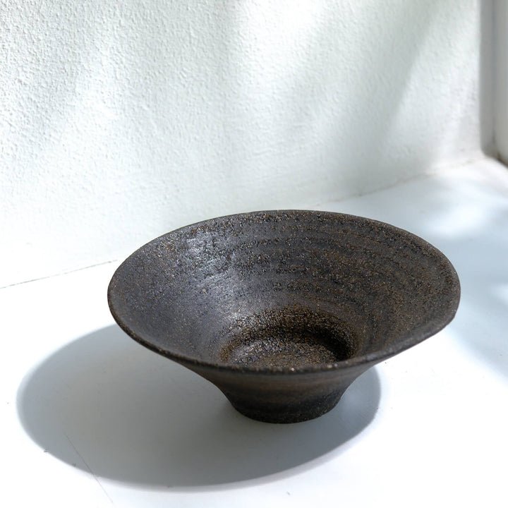 Toru Kikuchi, Schale, flach | japanische Keramik (KT27)