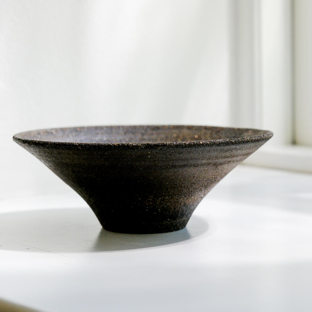 Toru Kikuchi, Schale, flach | japanische Keramik (KT27)