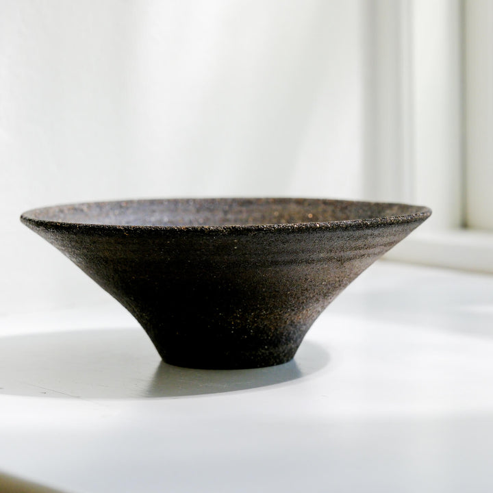 Toru Kikuchi, Schale, flach | japanische Keramik (KT27)